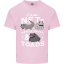 NFT Newts Frogs Toads Kids T-Shirt Childrens Light Pink