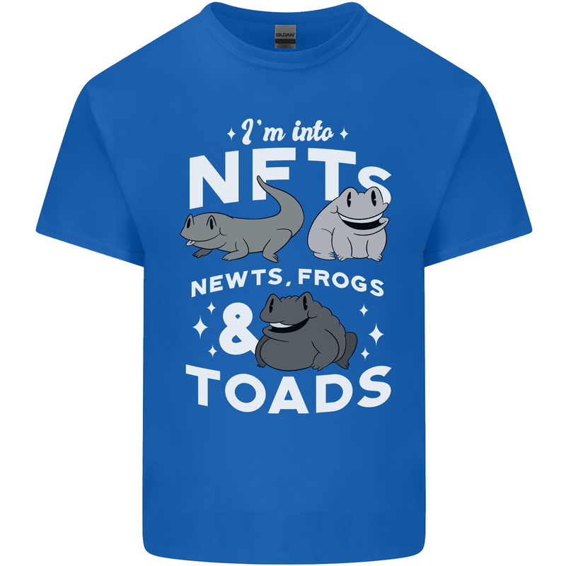 NFT Newts Frogs Toads Kids T-Shirt Childrens Royal Blue