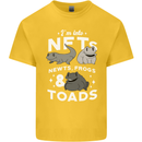NFT Newts Frogs Toads Kids T-Shirt Childrens Yellow