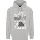 NFT Newts Frogs Toads Mens 80% Cotton Hoodie Sports Grey