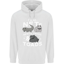 NFT Newts Frogs Toads Mens 80% Cotton Hoodie White