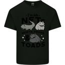 NFT Newts Frogs Toads Mens Cotton T-Shirt Tee Top Black