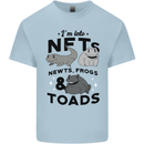 NFT Newts Frogs Toads Mens Cotton T-Shirt Tee Top Light Blue