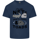 NFT Newts Frogs Toads Mens Cotton T-Shirt Tee Top Navy Blue