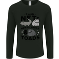 NFT Newts Frogs Toads Mens Long Sleeve T-Shirt Black