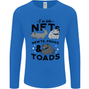 NFT Newts Frogs Toads Mens Long Sleeve T-Shirt Royal Blue