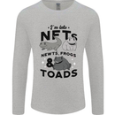 NFT Newts Frogs Toads Mens Long Sleeve T-Shirt Sports Grey