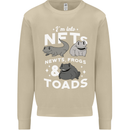 NFT Newts Frogs Toads Mens Sweatshirt Jumper Sand