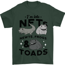 NFT Newts Frogs Toads Mens T-Shirt 100% Cotton Forest Green