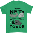 NFT Newts Frogs Toads Mens T-Shirt 100% Cotton Irish Green
