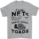 NFT Newts Frogs Toads Mens T-Shirt 100% Cotton Sports Grey