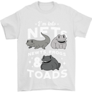 NFT Newts Frogs Toads Mens T-Shirt 100% Cotton White