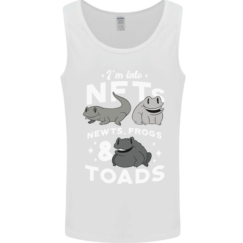 NFT Newts Frogs Toads Mens Vest Tank Top White