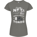 NFT Newts Frogs Toads Womens Petite Cut T-Shirt Charcoal