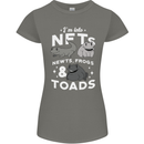 NFT Newts Frogs Toads Womens Petite Cut T-Shirt Charcoal