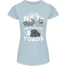 NFT Newts Frogs Toads Womens Petite Cut T-Shirt Light Blue