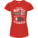 NFT Newts Frogs Toads Womens Petite Cut T-Shirt Red