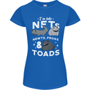NFT Newts Frogs Toads Womens Petite Cut T-Shirt Royal Blue