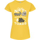 NFT Newts Frogs Toads Womens Petite Cut T-Shirt Yellow