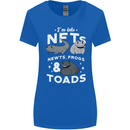 NFT Newts Frogs Toads Womens Wider Cut T-Shirt Royal Blue