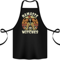 Namaste Witches Funny Halloween Cotton Apron 100% Organic Black