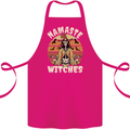 Namaste Witches Funny Halloween Cotton Apron 100% Organic Pink