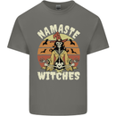 Namaste Witches Funny Halloween Kids T-Shirt Childrens Charcoal