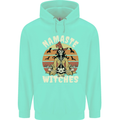 Namaste Witches Funny Halloween Mens 80% Cotton Hoodie Peppermint