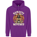 Namaste Witches Funny Halloween Mens 80% Cotton Hoodie Purple