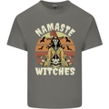 Namaste Witches Funny Halloween Mens Cotton T-Shirt Tee Top Charcoal