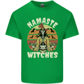 Namaste Witches Funny Halloween Mens Cotton T-Shirt Tee Top Irish Green