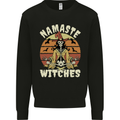 Namaste Witches Funny Halloween Mens Sweatshirt Jumper Black