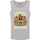 Namaste Witches Funny Halloween Mens Vest Tank Top Sports Grey