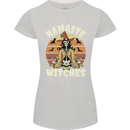 Namaste Witches Funny Halloween Womens Petite Cut T-Shirt Sports Grey
