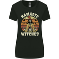 Namaste Witches Funny Halloween Womens Wider Cut T-Shirt Black