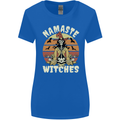 Namaste Witches Funny Halloween Womens Wider Cut T-Shirt Royal Blue