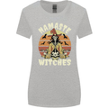 Namaste Witches Funny Halloween Womens Wider Cut T-Shirt Sports Grey