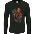 Native American Indian Headdress Apache Mens Long Sleeve T-Shirt Black