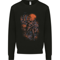 Native American Indian Headdress Apache Mens Sweatshirt Jumper Black