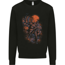 Native American Indian Headdress Apache Mens Sweatshirt Jumper Black