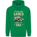 Natural Born Gamer Funny Gaming Childrens Kids Hoodie Irish Green