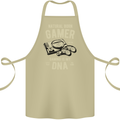 Natural Born Gamer Funny Gaming Cotton Apron 100% Organic Khaki