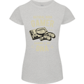 Natural Born Gamer Funny Gaming Womens Petite Cut T-Shirt Sports Grey