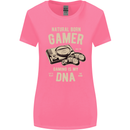 Natural Born Gamer Funny Gaming Womens Wider Cut T-Shirt Azalea