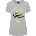 Natural Born Gamer Funny Gaming Womens Wider Cut T-Shirt Sports Grey