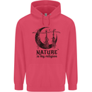 Nature Is My Religion Halloween Witch Childrens Kids Hoodie Heliconia