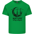 Nature Is My Religion Halloween Witch Kids T-Shirt Childrens Irish Green