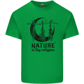 Nature Is My Religion Halloween Witch Mens Cotton T-Shirt Tee Top Irish Green