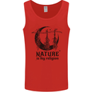 Nature Is My Religion Halloween Witch Mens Vest Tank Top Red