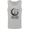 Nature Is My Religion Halloween Witch Mens Vest Tank Top Sports Grey